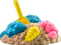 Игрушки в наборе "Волшебный песок", "Океан", песочный 0,5 кг, голубой 0,5 кг
