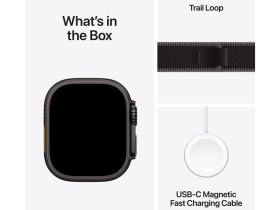 Смарт-часы Apple Watch Ultra 3 49mm Black Titanium Case with Black/Charcoal Trail Loop (M/L)