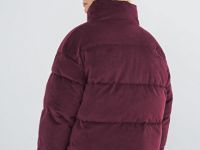 Утеплённая куртка из вельвета, Фиолетовый