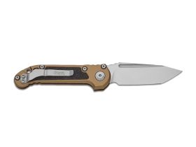 Автоматический нож Microtech LUDT Gen III 1136-10TA, сталь M390MK, рукоять алюминий, бежевый