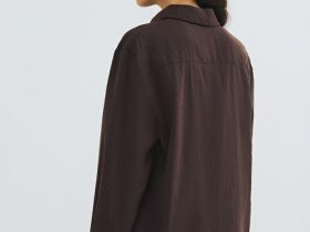 Блузка из модала, Коричневый