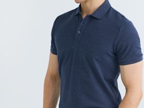 Базовая футболка-поло, Синий