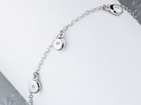 Браслет из серебра с бриллиантами э0601бр12154100