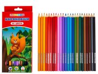 Набор карандашей цветных "Цветик" 24 цв (2М - 4М)