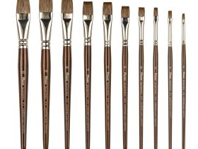 Кисть синтетика №8 плоская Pinax "MANGUSTA"