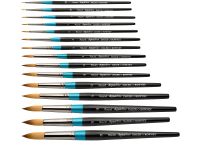 Кисть синтетика №10/0 круглая Daler-Rowney "AQUAFINE" короткая ручка