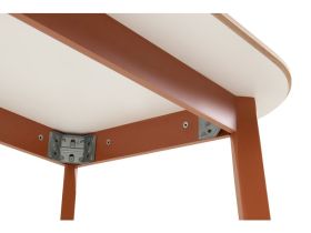 Кухонный стол Овалис 120x80 Коричневый/Терракотовый
