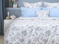 Постельное белье Azzurro, голубое