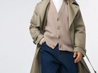 Кардиган из мягкой пряжи, Бежевый