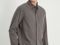 Рубашка из тенселя полуприлегающего силуэта