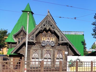 Жилой дом с мезонином (деревянный)