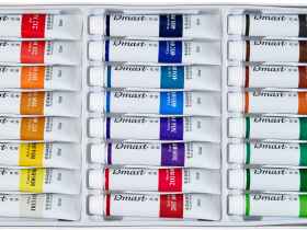 Набор акварели Dmast 24 тубы по 12 мл в картонной упаковке