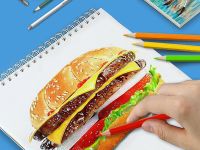 Скетчбук для рисования и графики Acmeliae 8K 375х260 мм 150 г 30 л, для карандашей и угля