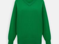 Джемпер с v-образным вырезом