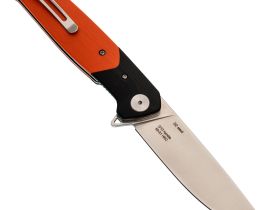 Складной нож VN Pro K663-2, сталь D2, рукоять G10, оранжевый