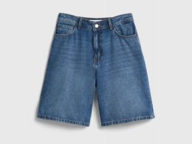 Шорты-бермуды со средней посадкой, Синий