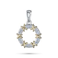 Подвеска из комбинированного золота э4812пд04201892_white