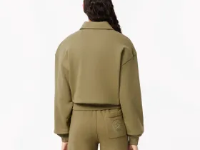 Женская флисовая толстовка-поло Lacoste