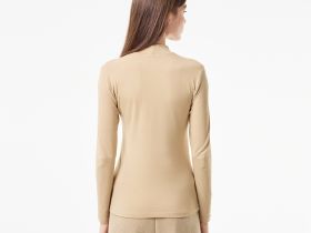 Женский лонгслив Lacoste приталенного кроя