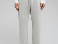 Трикотажные брюки прямого кроя