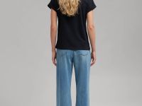 Футболка из хлопкового джерси свободного кроя