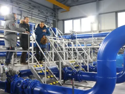 Айсен Николаев проверил готовность крупнейшего водоузла в Якутске