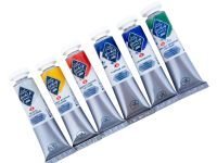 Набор темперы Мастер-Класс "Basic colours" 6 шт х18 мл, в пластиковм коррексе с европодвесом