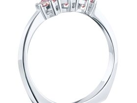 Кольцо из белого золота э0912кц07070100_pink
