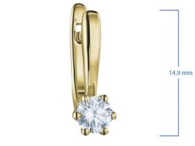 Серьги из желтого золота э0312сг04220753