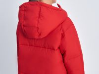 Утепленная куртка прямого кроя