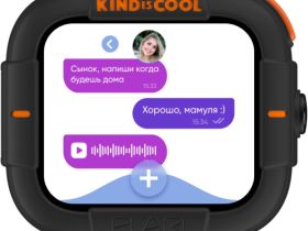 Умные часы Elari KidPhone «Маша и Медведь» Чёрные