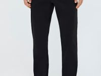 Брюки Slim из твила, Черный