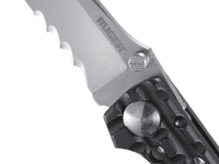 Складной нож CRKT R1804 Ruger® Knives Go-N-Heavy™, сталь 8Cr13MOV Stonewashed Combo Blade, рукоять алюминий