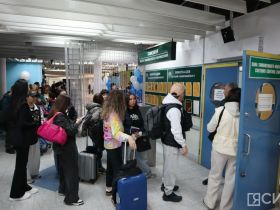 В аэропорту Якутска проводили пассажиров юбилейного рейса в Харбин