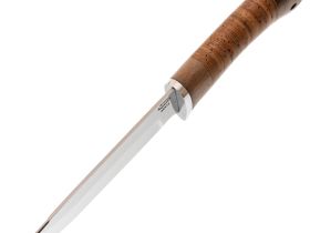 Нож туристический Осетр, сталь 65Х13, рукоять береста