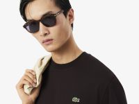 Мужская хлопковая футболка Lacoste с коротким рукавом