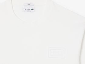 Хлопковая футболка Lacoste с длинным рукавом унисекс