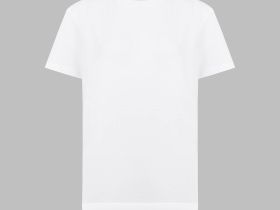 Футболка прямого кроя из мерсеризованного хлопка