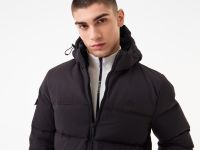 Мужской стёганый пуховик Lacoste с капюшоном