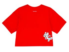 Фуфайка трикотажная для девочек (футболка)