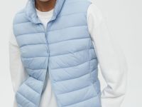 Утепленный жилет приталенного силуэта