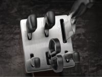 Zwilling Набор ножей с подставкой 7 предметов, белый Four Star Zwilling