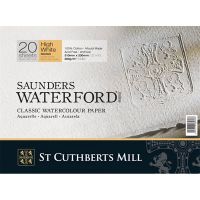 Альбом-склейка для акварели Saunders Waterford, 100% хлопок, 300 гр/м2, разные фактуры