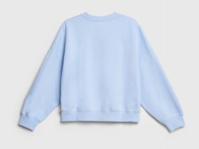 Свитшот с принтом для девочек, Голубой