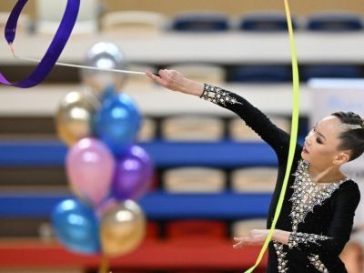 Якутская гимнастка Зарина Борисова завоевала серебро на турнире «Новогорская зима-2022»