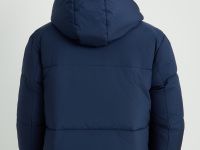 Утепленная куртка со съемным капюшоном