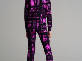 Термокомплект трикотажный для девочек: брюки, толстовка для эпизодического использования