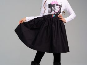 Юбка текстильная для девочек