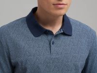 Поло прямого кроя из джерси