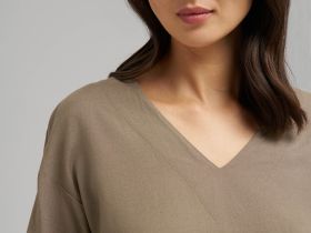 Свободная блузка со льном